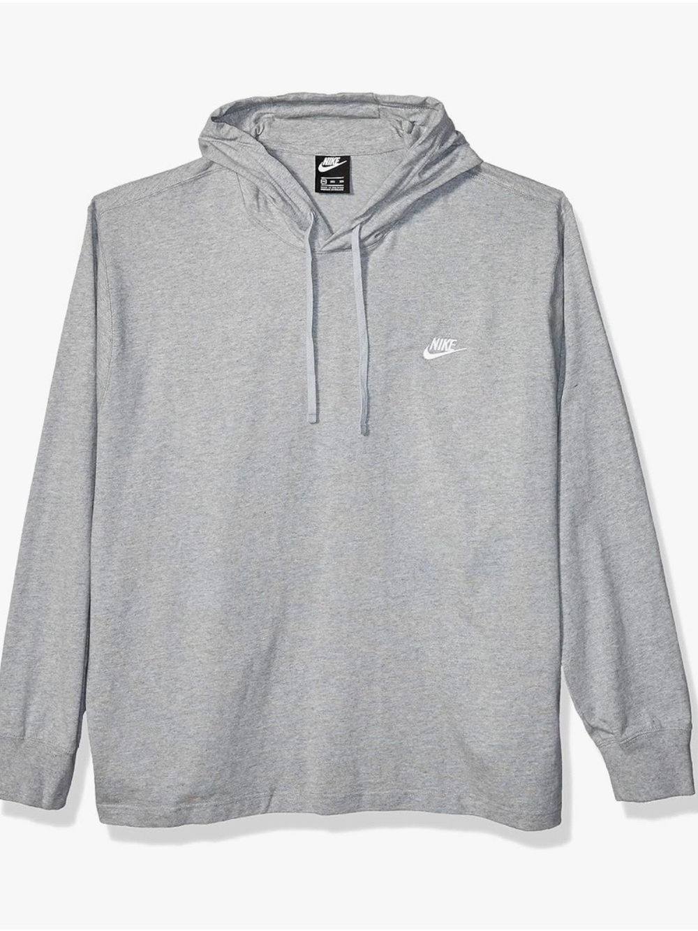 Nike Men’s Light Gray Pullover Hoodie Large
